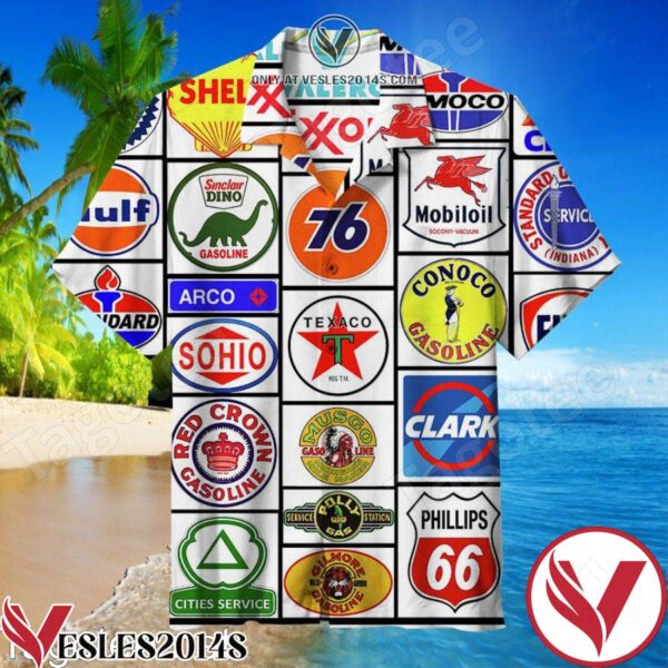 Gasoline Brands Hawaiian Shirt, Unique Gifts For Friends - Vesles2014S 1
