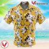 Gatomon Digimon Hawaiian Button Up Shirt, Perfect Gifts For Anime Lovers - Vesles2014S