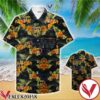 Gc Orange Hibiscus Palm Tree Hawaiian Shirt, Unique Gifts For Friends - Vesles2014S 1