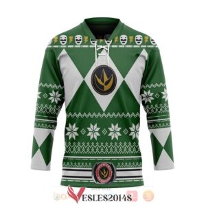 Gearhuman Green Power Ugly Hockey Jersey, Trending Gifts For Fans - Vesles2014s