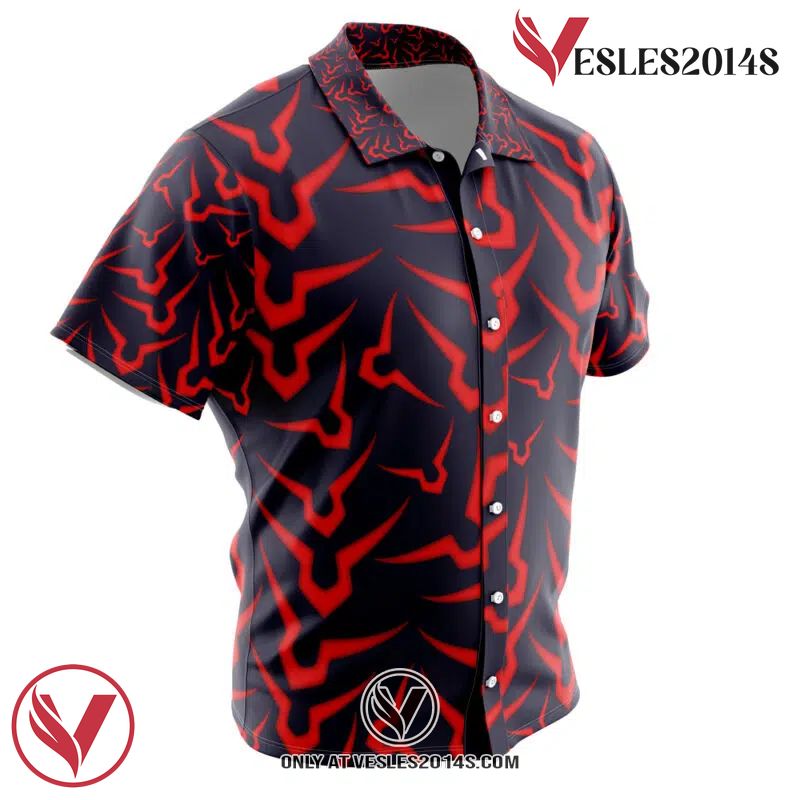 Geass Symbol Code Geass Hawaiian Button Up Shirt, Perfect Gifts For Anime Lovers - Vesles2014S 1
