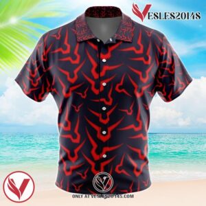 Geass Symbol Code Geass Hawaiian Button Up Shirt, Perfect Gifts For Anime Lovers - Vesles2014S