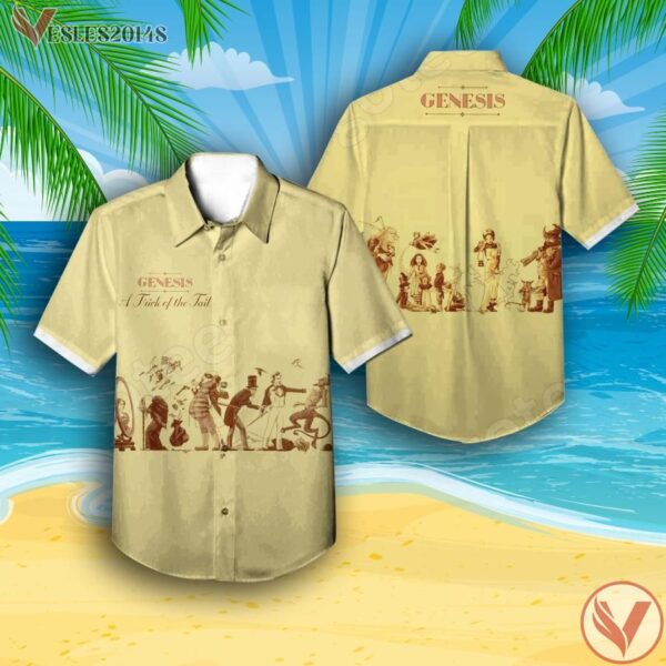 Genesis A Trick Of The Tail Album Cover Hawaiian Shirt