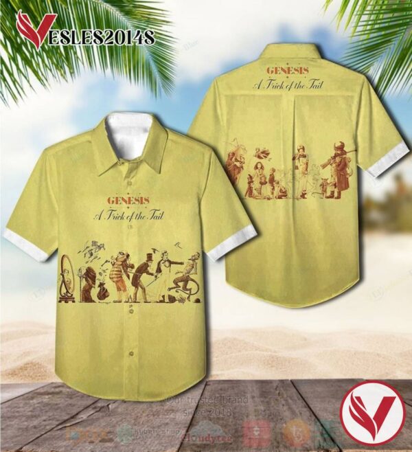 Genesis A Trick of the Tail Album Hawaiian Shirt, Best Gift For Music Lovers Vesles2014S PGn