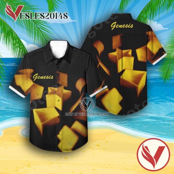 Genesis Album Cover Hawaiian Shirt, Unique Gifts For Music Lovers - Vesles2014S