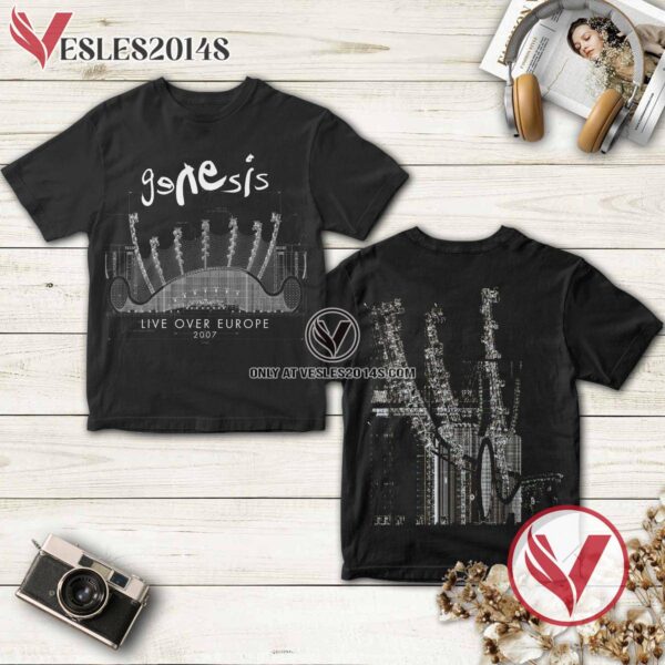 Genesis Live Over Europe 2007 Album Cover Shirt, Unique Gifts For Music Lovers - Vesles2014S