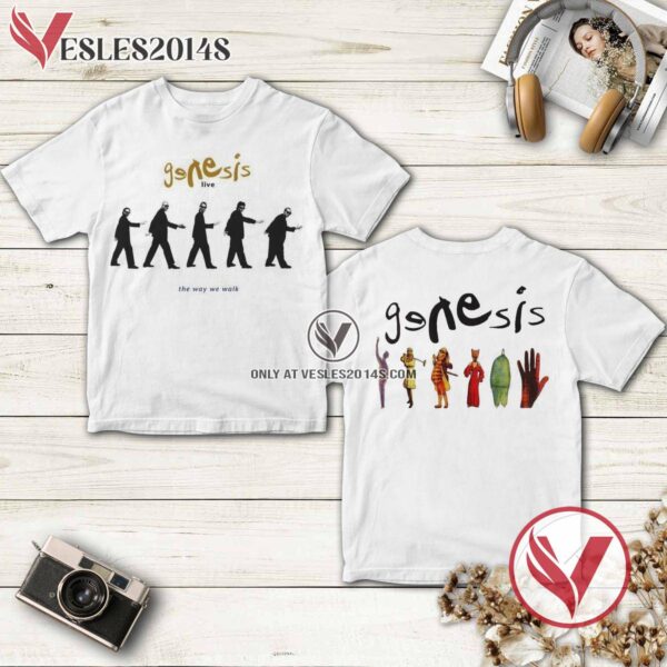Genesis The Way We Walk Live Album Cover Shirt, Unique Gifts For Music Lovers - Vesles2014S
