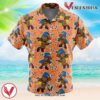 Geno Mario Bros Hawaiian Button Up Shirt, Perfect Gifts For Anime Lovers - Vesles2014S