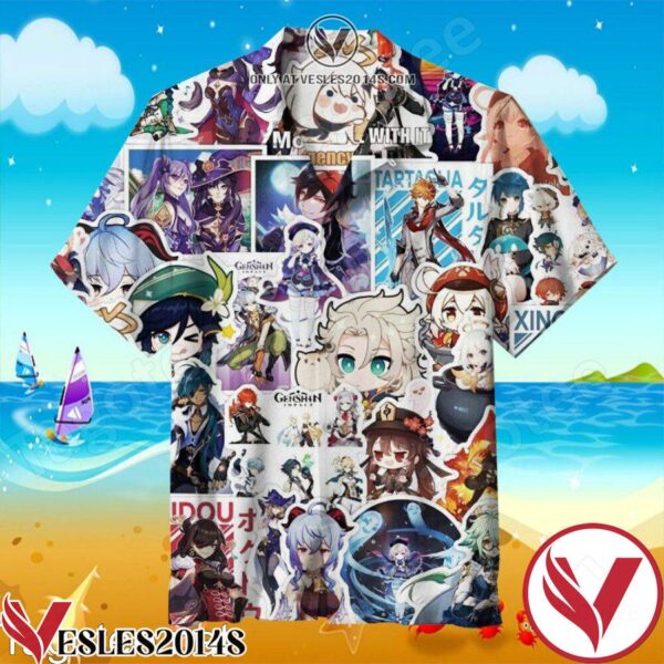 Genshin Impact Hawaiian Shirt, Unique Gifts For Friends - Vesles2014S 1