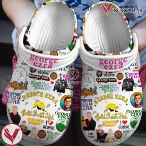 George Ezra Music Premium Crocs Crocband Clogs Shoes, Unique Gifts For Fans - Vesles2014S