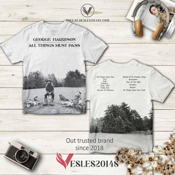 George Harrison All Things Must Pass Album 3D Shirt, Perfect Gifts For Music Lovers - Vesles2014S