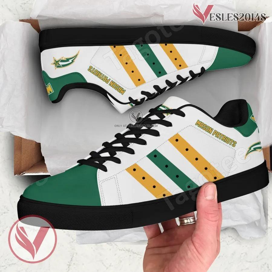 George Mason Patriots Print Stan Smith Shoes, Best Sneaker For Fans - Vesles2014s