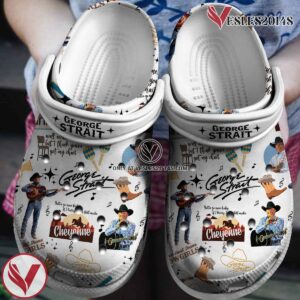 George Strait Music Crocs Crocband Clogs Shoes, Unique Gifts For Fans Style 1 - Vesles2014S