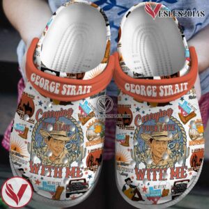 George Strait Music Crocs Crocband Clogs Shoes, Unique Gifts For Fans Style 7 - Vesles2014S