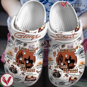 George Strait Music Crocs Crocband Clogs Shoes, Unique Gifts For Fans Style 9 - Vesles2014S