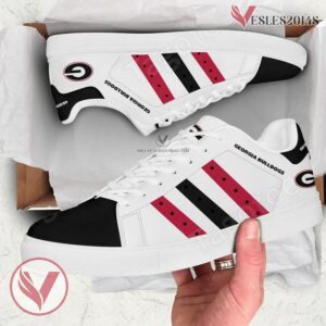 Georgia Bulldogs Print Stan Smith Shoes, Best Sneaker For Fans - Vesles2014s 1