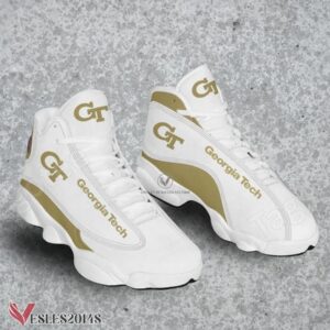 Georgia Institute of Technology Logo Air Jordan 13 Shoes, Best Sneaker Gifts For Fans - Vesles2014s