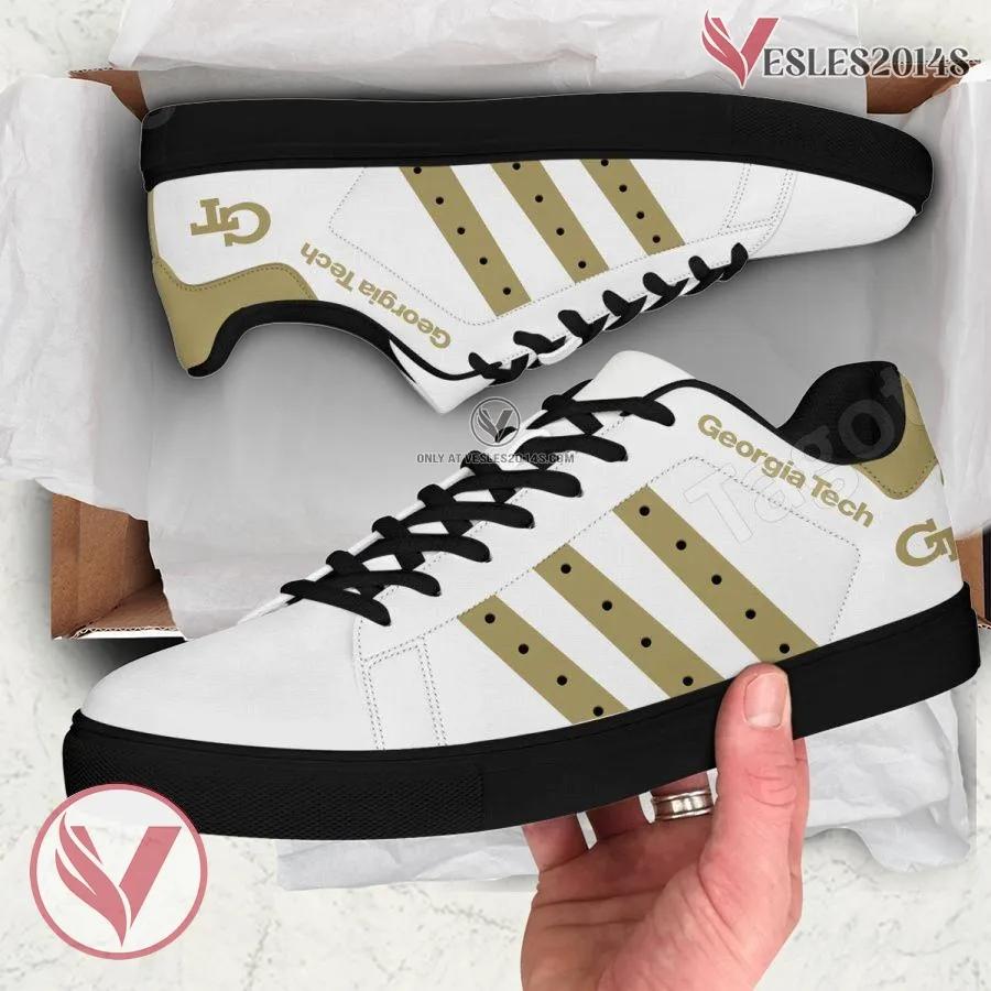 Georgia Institute of Technology Print Stan Smith Shoes For Men And Womens - Vesles2014s 1
