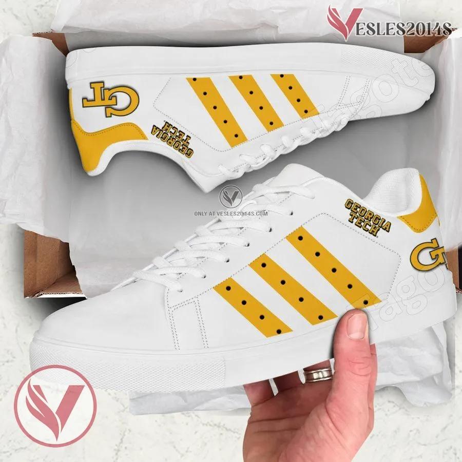 Georgia Tech NCAA Stan Smith Shoes For Men And Womens - Vesles2014s