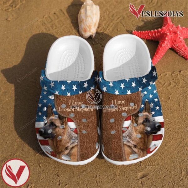 German Shepherd shoes Crocs Crocband Clogs Shoes For Men Women Style 2, Unique Gift From  Vesles2014S