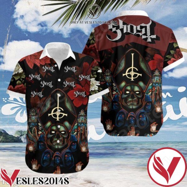 Ghost Bc Hawaiian Shirt, Unique Gifts For Friends - Vesles2014S 1