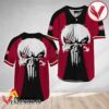 Ghost Head White Skull Dr Pepper Baseball Jersey, Perfect Gifts For Fans - Vesles2014S