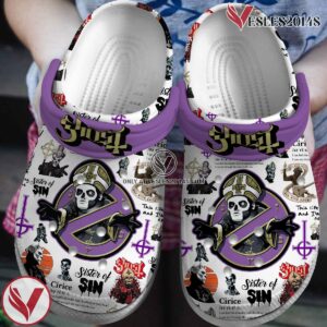 Ghost Music Crocs Crocband Clogs Shoes, Unique Gifts For Fans Style 1 - Vesles2014S