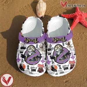 Ghost Music Crocs Crocband Clogs Shoes, Unique Gifts For Fans Style 1 - Vesles2014S 4