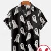 Ghost Printed Halloween Hawaiian Shirt, Unique Gifts For Friends - Vesles2014S 1