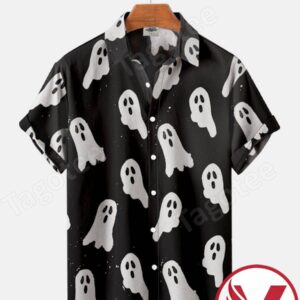 Ghost Printed Halloween Hawaiian Shirt, Unique Gifts For Friends - Vesles2014S 1