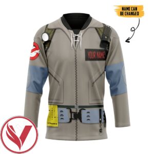 Ghostbuster Custom Name Hockey Jersey, Trending Gifts For Fans - Vesles2014s