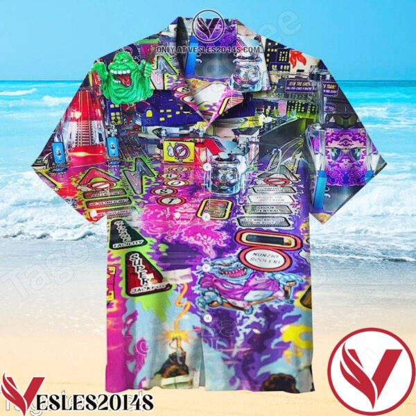 Ghostbusters Pinball Hawaiian Shirt, Unique Gifts For Friends - Vesles2014S 1