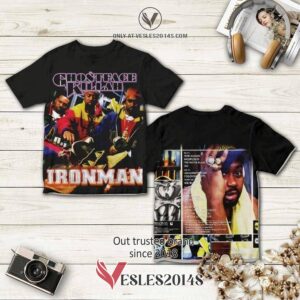 Ghostface Killah Ironman Album 3D T-Shirt, Perfect Gifts For Music Lovers - Vesles2014S