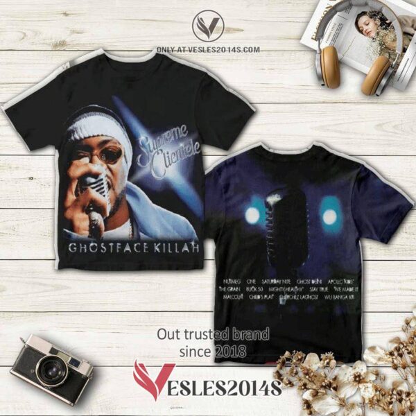 Ghostface Killah Supreme Clientele Album 3D T-Shirt, Perfect Gifts For Music Lovers - Vesles2014S