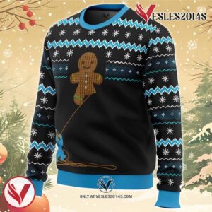 Gingerbread Cookie Monster Ugly Christmas Sweater, Unique Christmas Gift For Fans - Vesles2014S 1