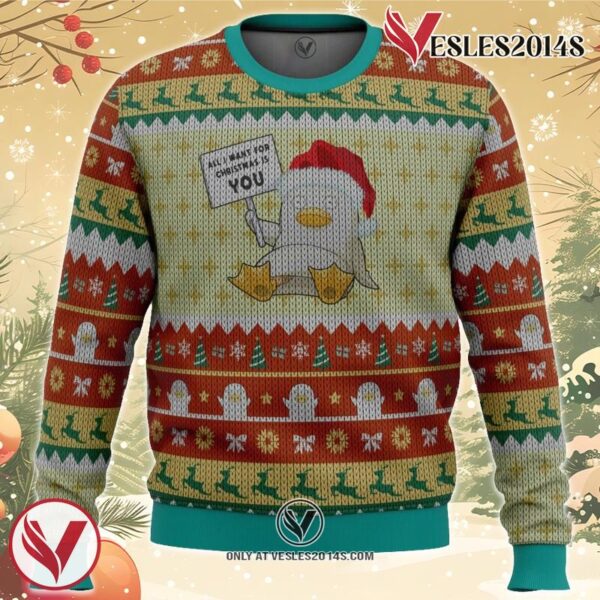 Gintama Cosmic Elizabeth Ugly Christmas Sweater, Unique Christmas Gift For Fans - Vesles2014S