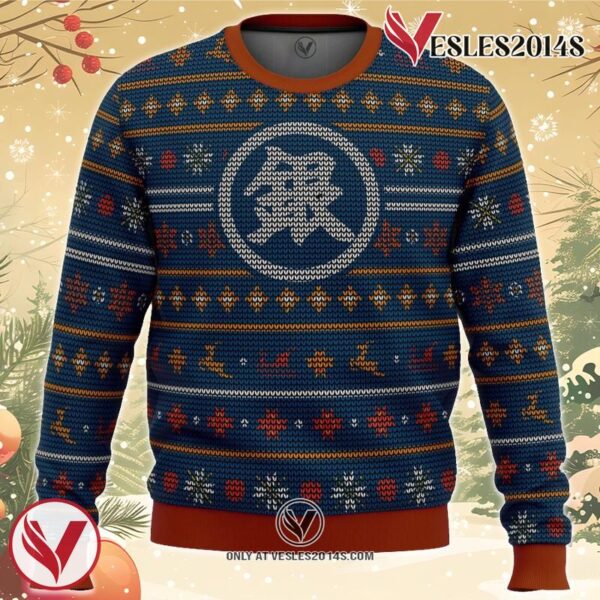 Gintama Gintoki Symbol Ugly Christmas Sweater, Unique Christmas Gift For Fans - Vesles2014S