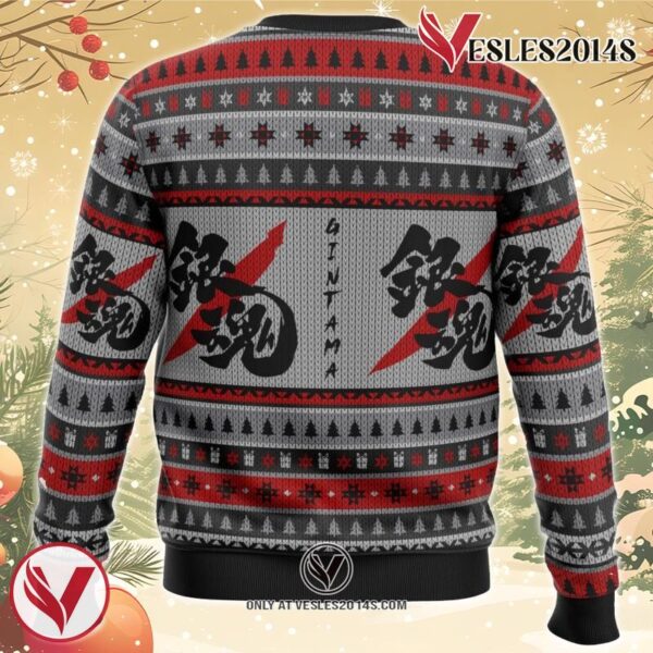 Gintama Shinsuke and Gintoki Ugly Christmas Sweater, Unique Christmas Gift For Fans - Vesles2014S 3