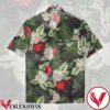 Giorgio Armani Flower Pattern Green Leaf Print Hawaiian Shirt, Unique Gifts For Friends - Vesles2014S 1