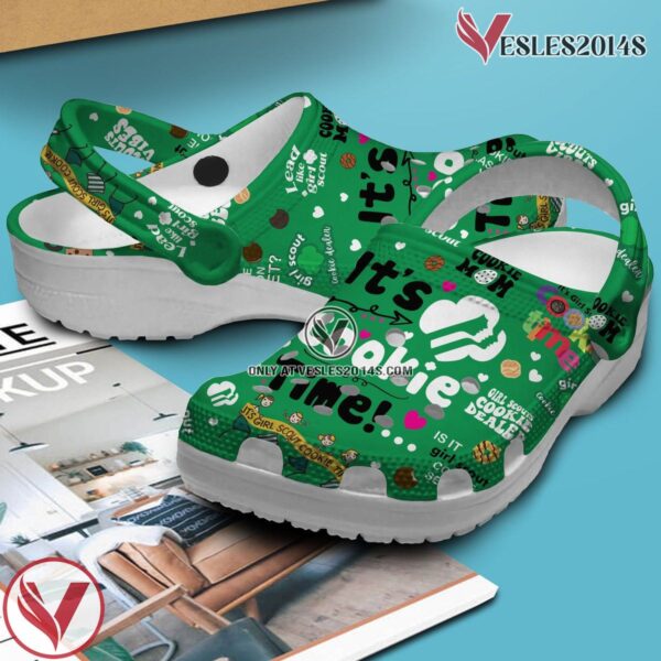 Girl Scout Cookie Time Food Crocs Crocband Clogs Shoes Comfortable For Men Women and Kids, Unique Gift From  Vesles2014S 3