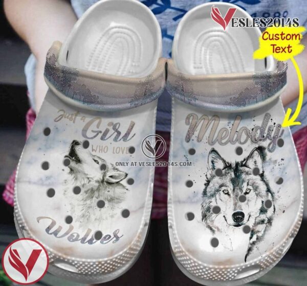 Girl Who Love Wolves Shoes Crocbland Clog Gifts, Unique Gift From  Vesles2014S