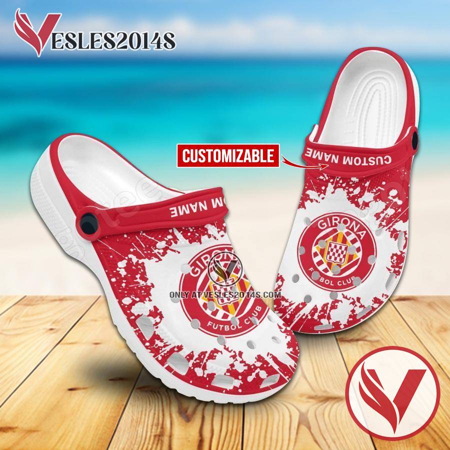 Girona FC Custom Crocs Shoes For Men And Women, Unique Clogs Shoes For Fans - Vesles2014S