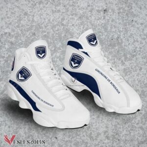 Girondins de Bordeaux Logo Air Jordan 13 Shoes, Best Sneaker Gifts For Fans - Vesles2014s