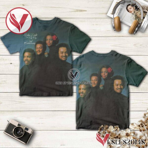 Gladys Knight And The Pips 2nd Anniversary Album Cover Shirt, Unique Gifts For Music Lovers - Vesles2014S