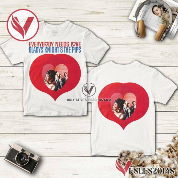 Gladys Knight And The Pips Everybody Needs Love Album Cover Shirt, Unique Gifts For Music Lovers - Vesles2014S