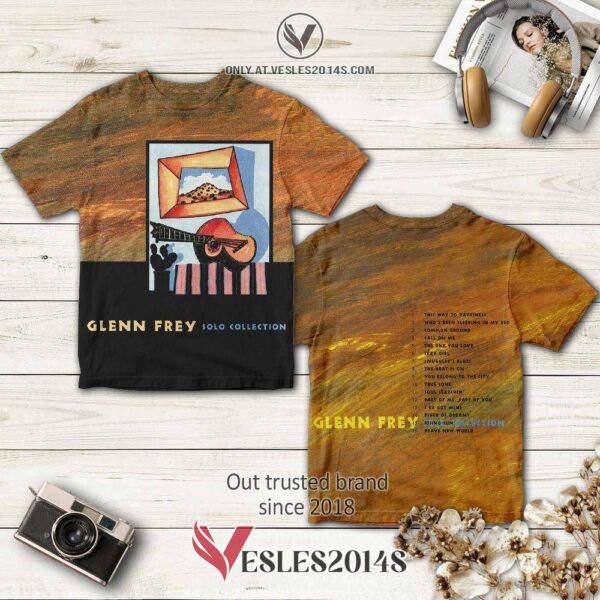 Glenn Frey Solo Collection Album 3D Shirt, Perfect Gifts For Music Lovers - Vesles2014S