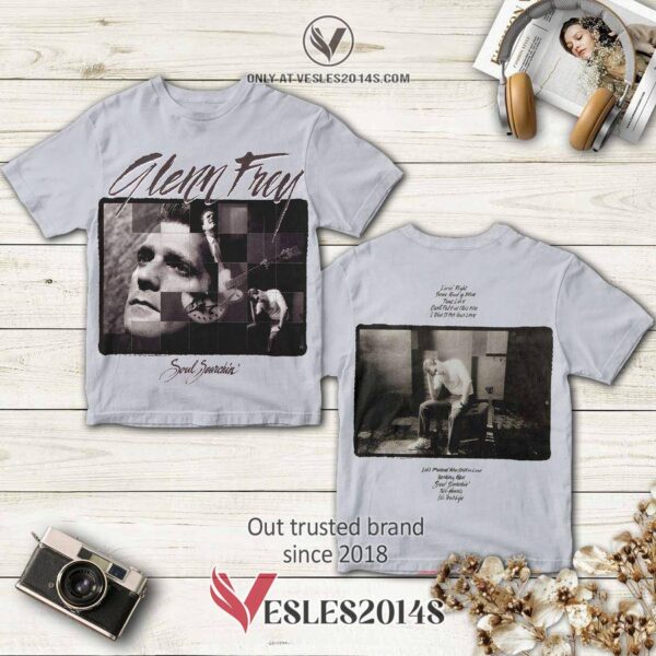 Glenn Frey Soul Searching Album 3D Shirt, Perfect Gifts For Music Lovers - Vesles2014S