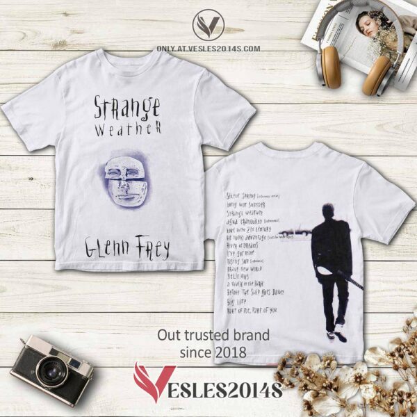 Glenn Frey Strange Weather Album 3D Shirt, Perfect Gifts For Music Lovers - Vesles2014S