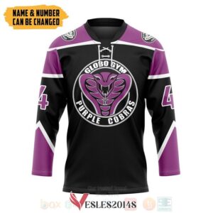 Globo Gym Purple Cobras Personalized Hockey Jersey, Trending Gifts For Fans - Vesles2014s