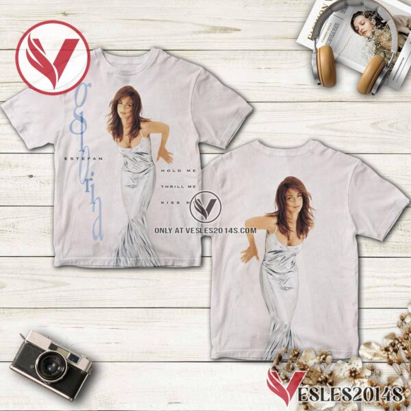 Gloria Estefan Hold Me Thrill Me Kiss Me Album Cover Shirt, Unique Gifts For Music Lovers - Vesles2014S